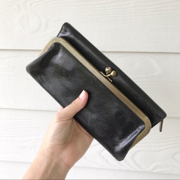 HOBO Handbags - HOBO International Black Leather Fold Wallet